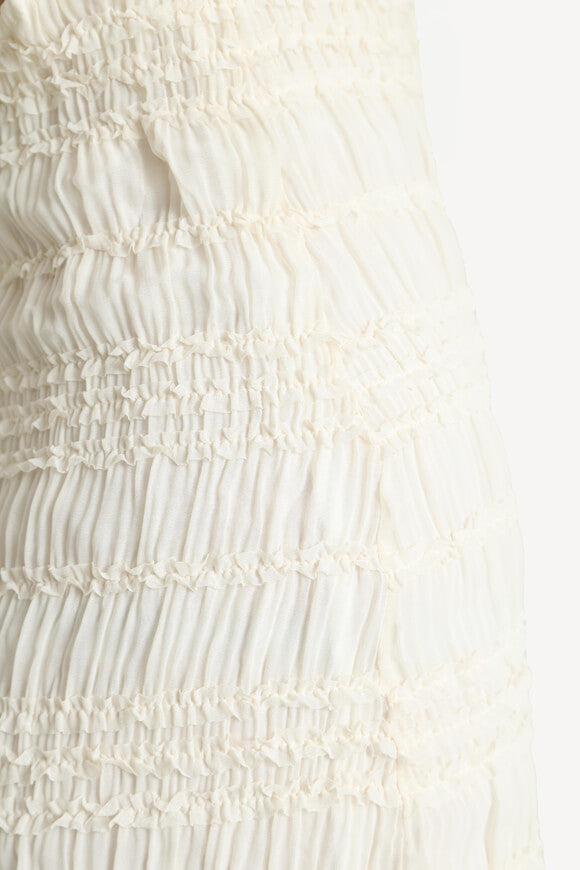 Neckholder-Minikleid - Offwhite