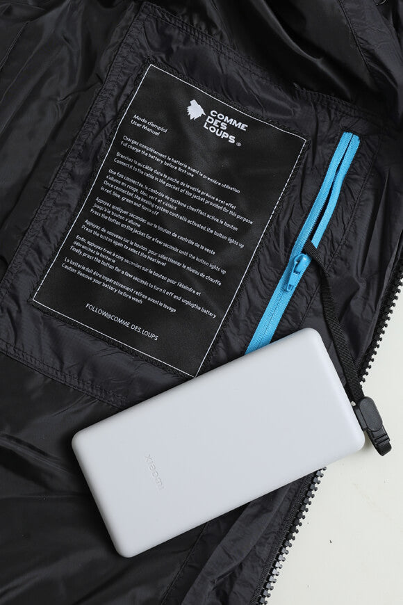 Everton Beheizbare Puffermantel - Black