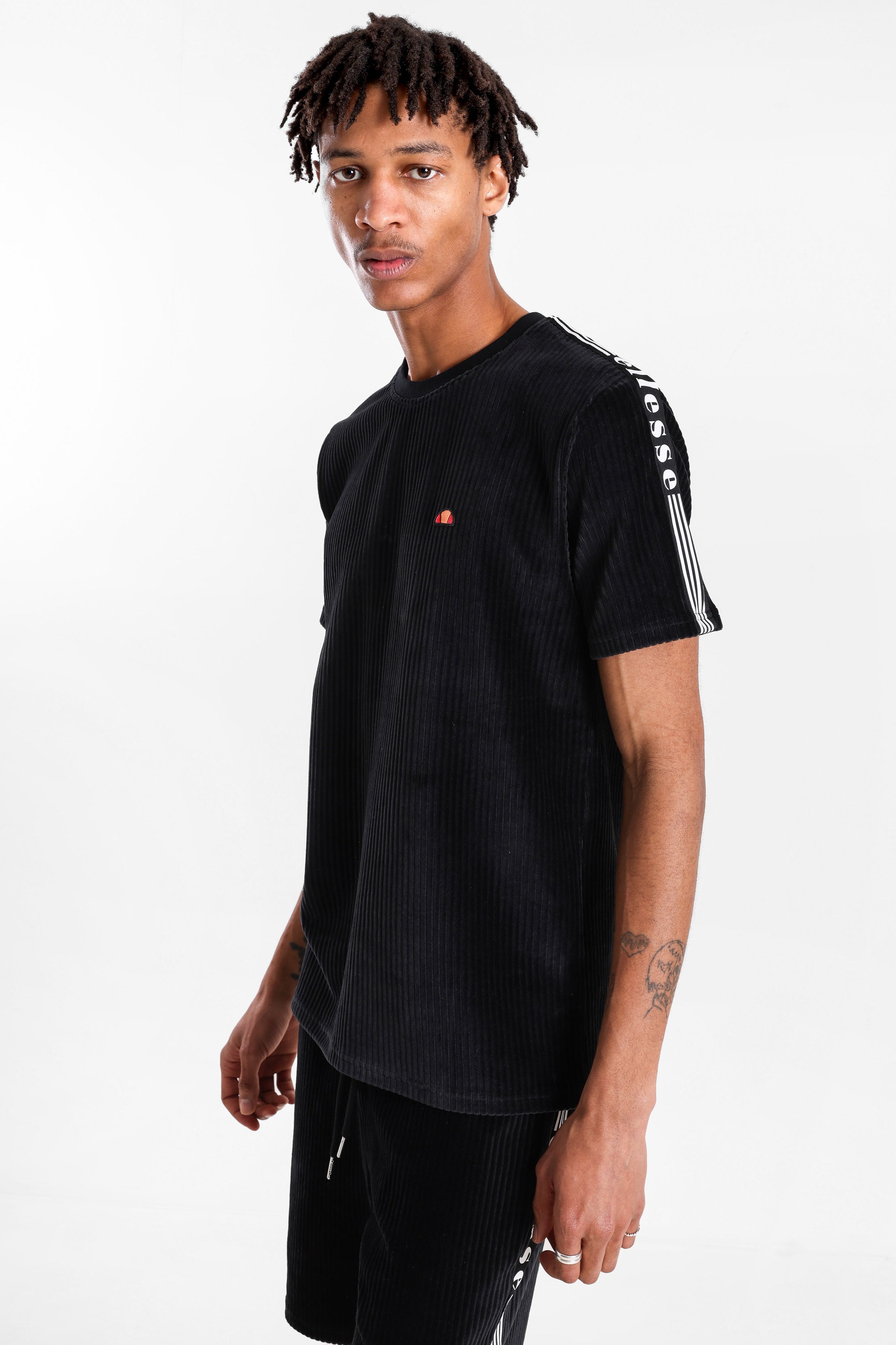Madori Cord T-Shirt - Black