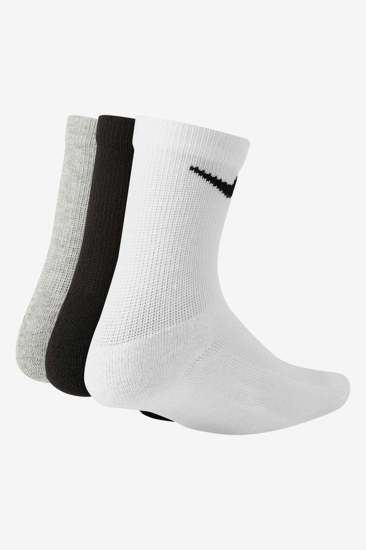 Set di 3 paia di calzini junior - White + Grey + Black