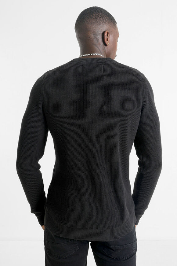 Embro Badge pull en tricot - Black