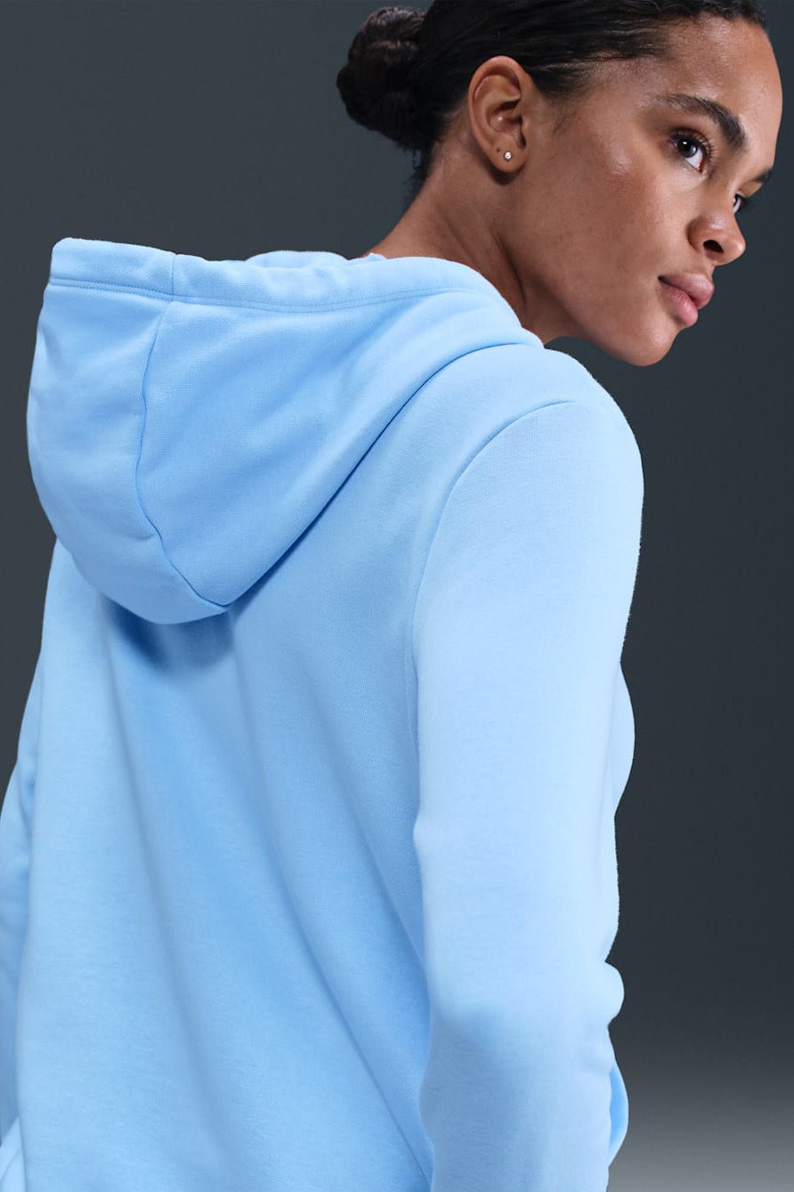 Giacca con cappuccio - Blu Celestino