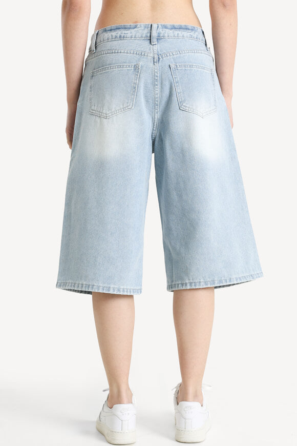 Short en jean - Bleu clair