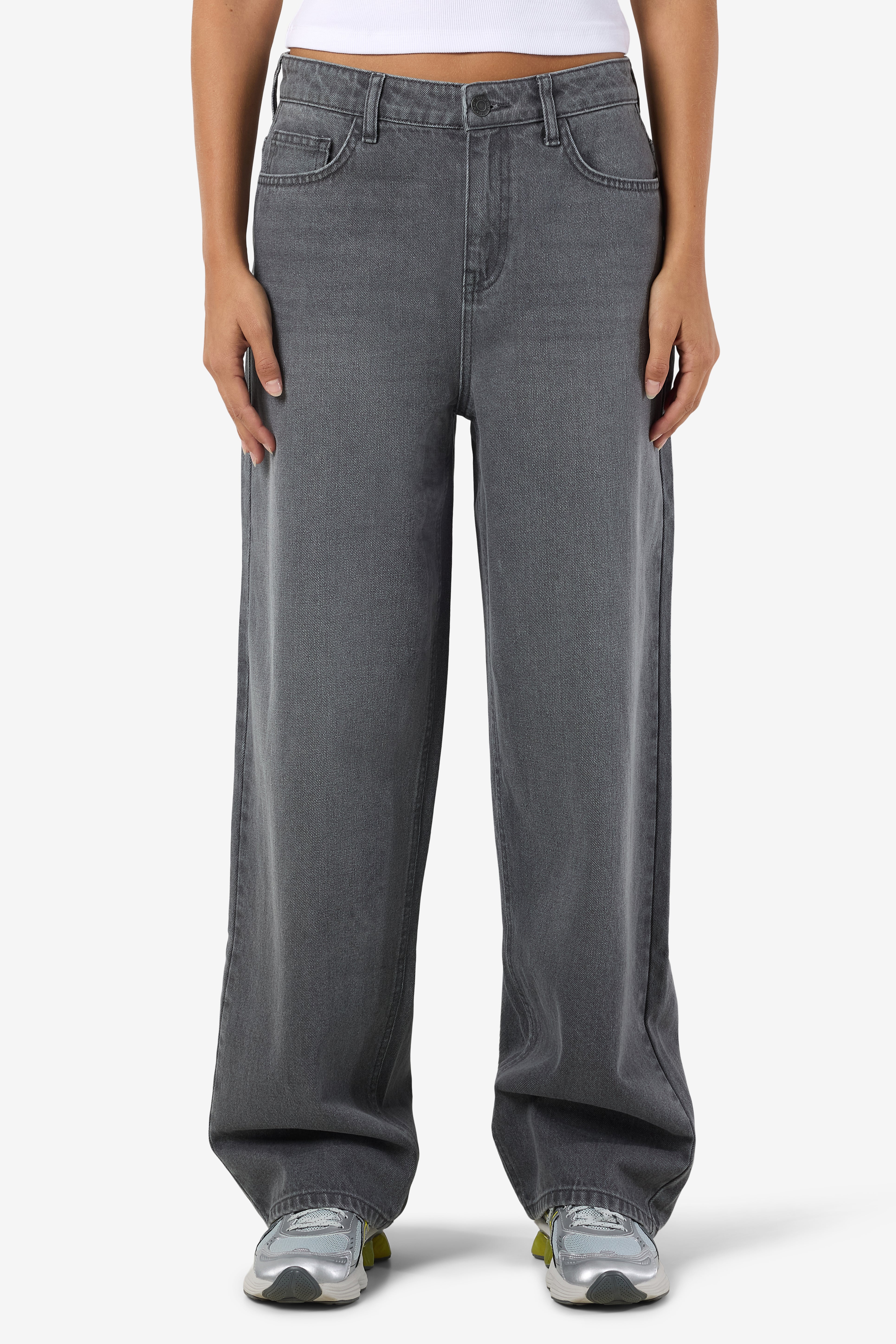 NMALEXA Regular Fit Jeans L34 - Medium Grey Denim