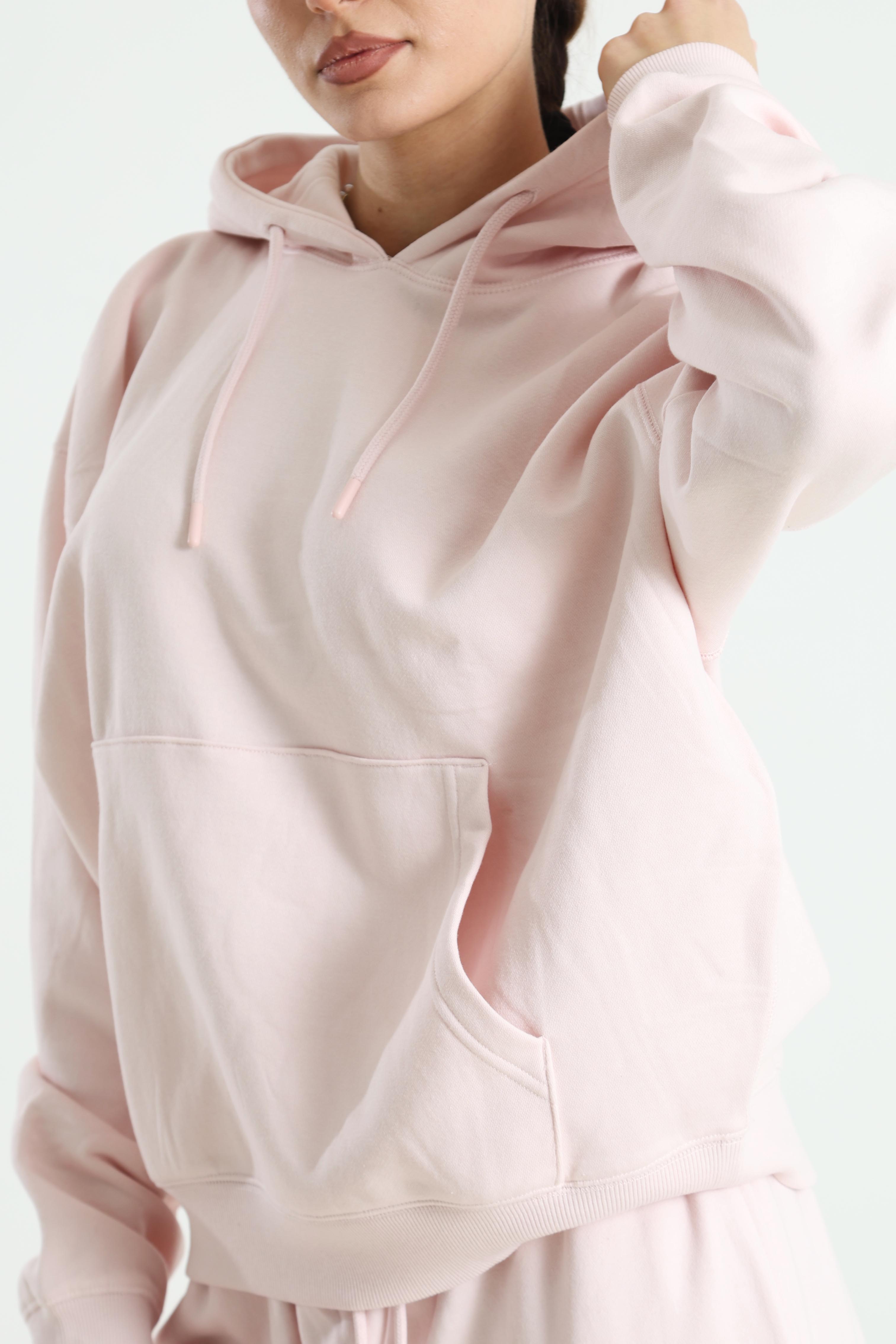 Hooded sweatshirt - Light pink