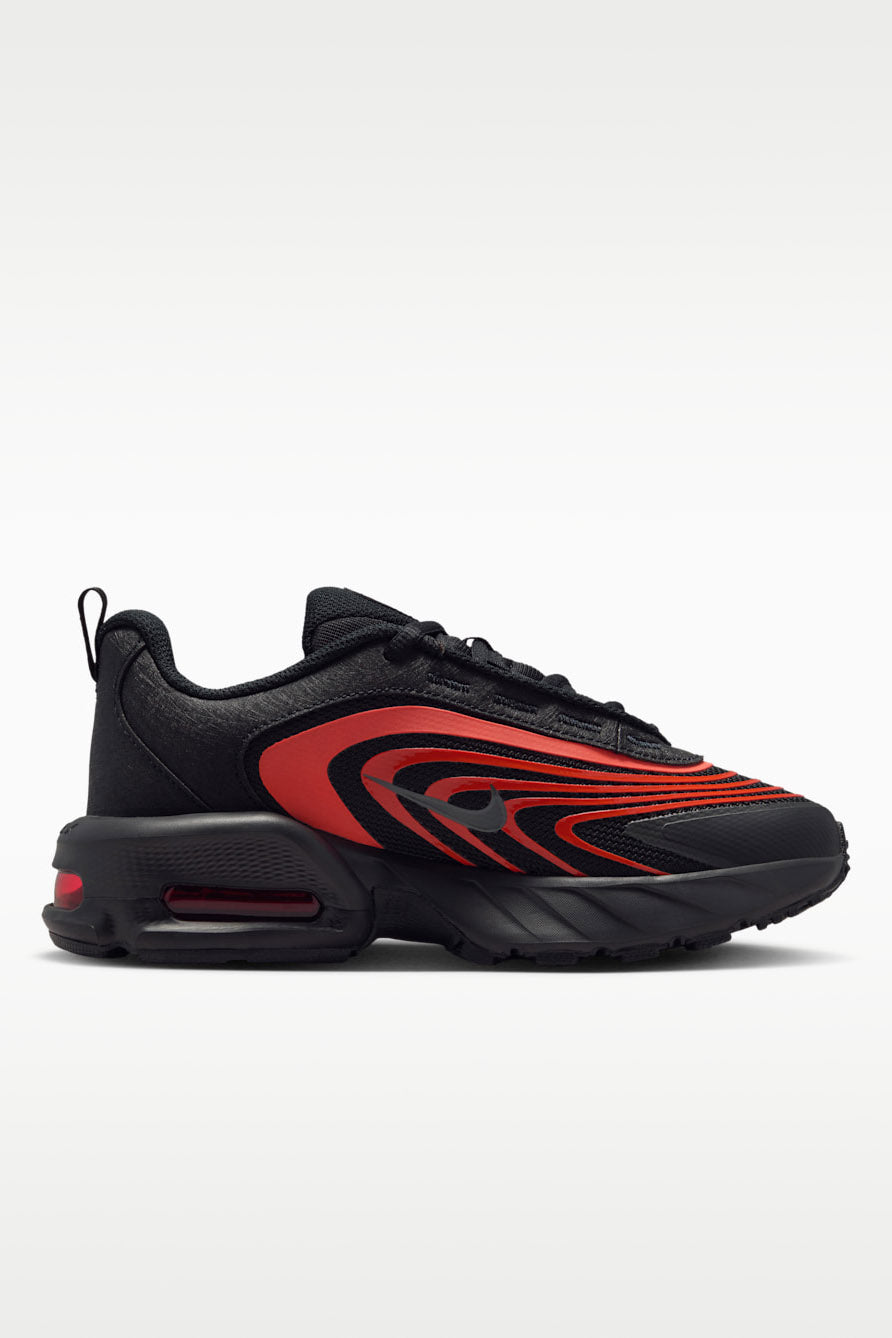Air Max Fire Sneaker - Black + Smoke Grey + Picante Red