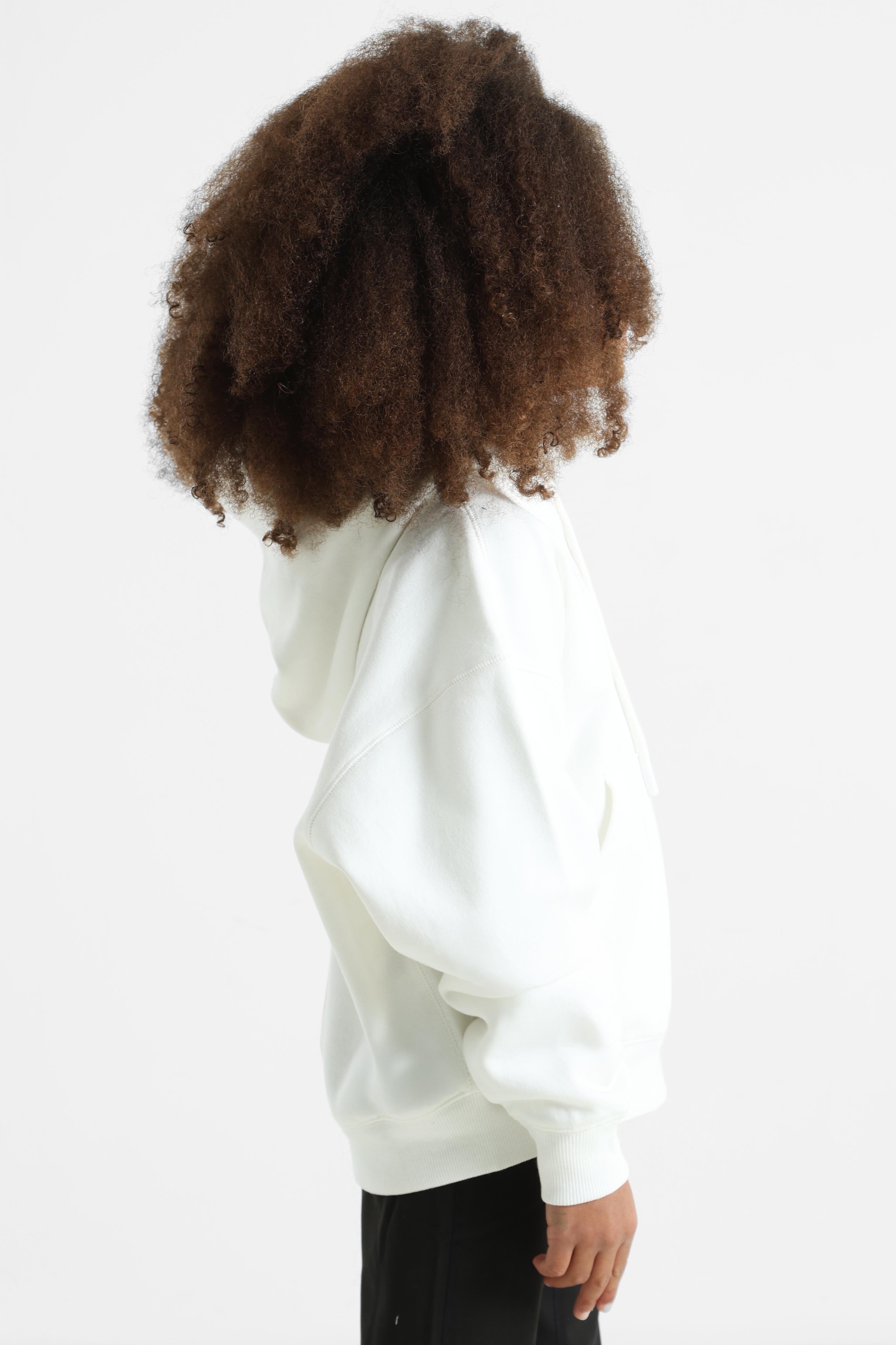 Oversize hooded sweatshirt - Offwhite