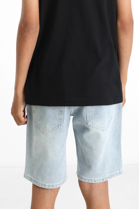 Jeansshorts - Hellblau Denim