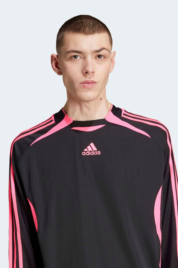 Teamgeist Adicolor Langarmshirt - Black + Lucid Pink