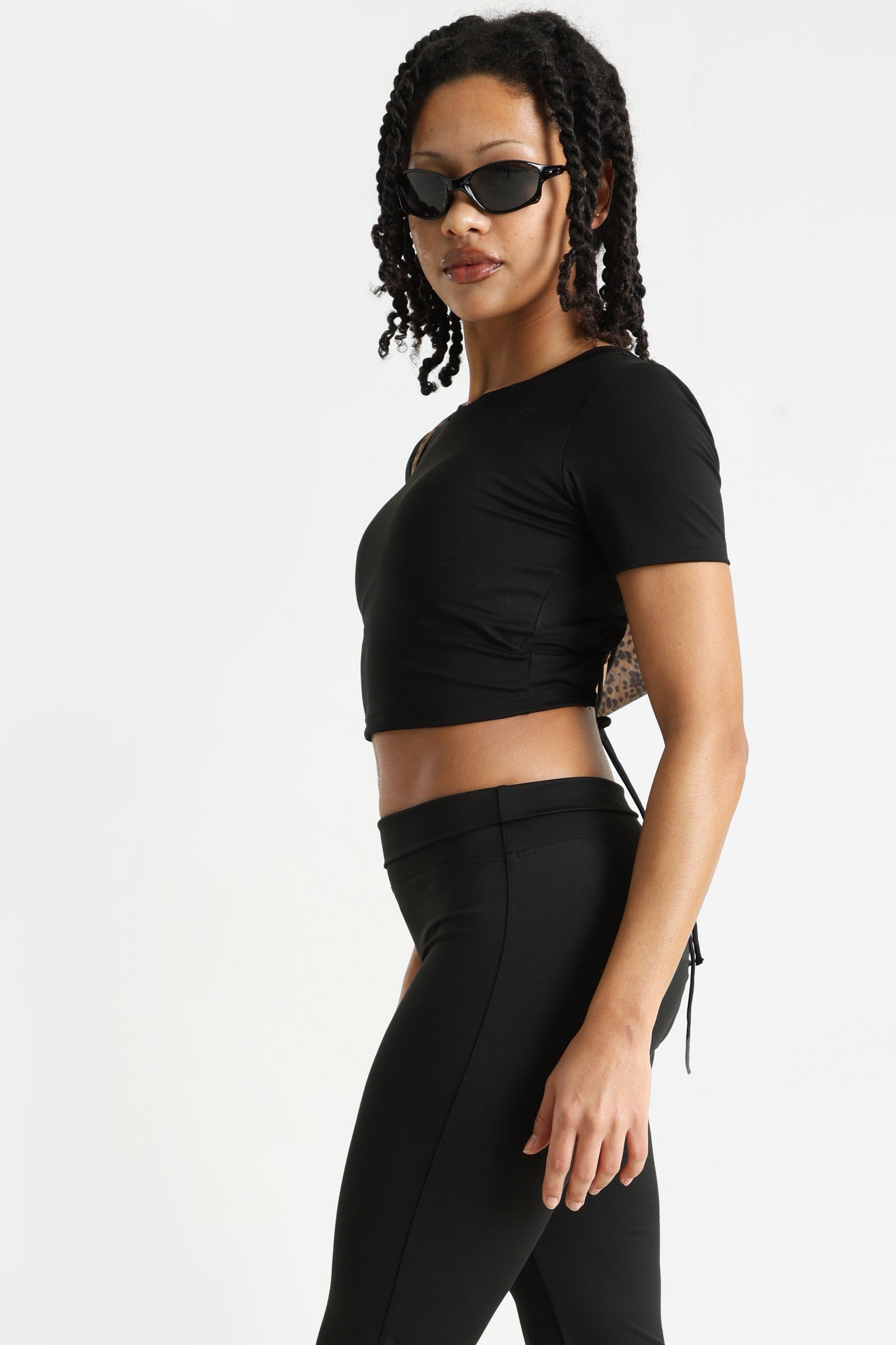 Crop T-Shirt - Black