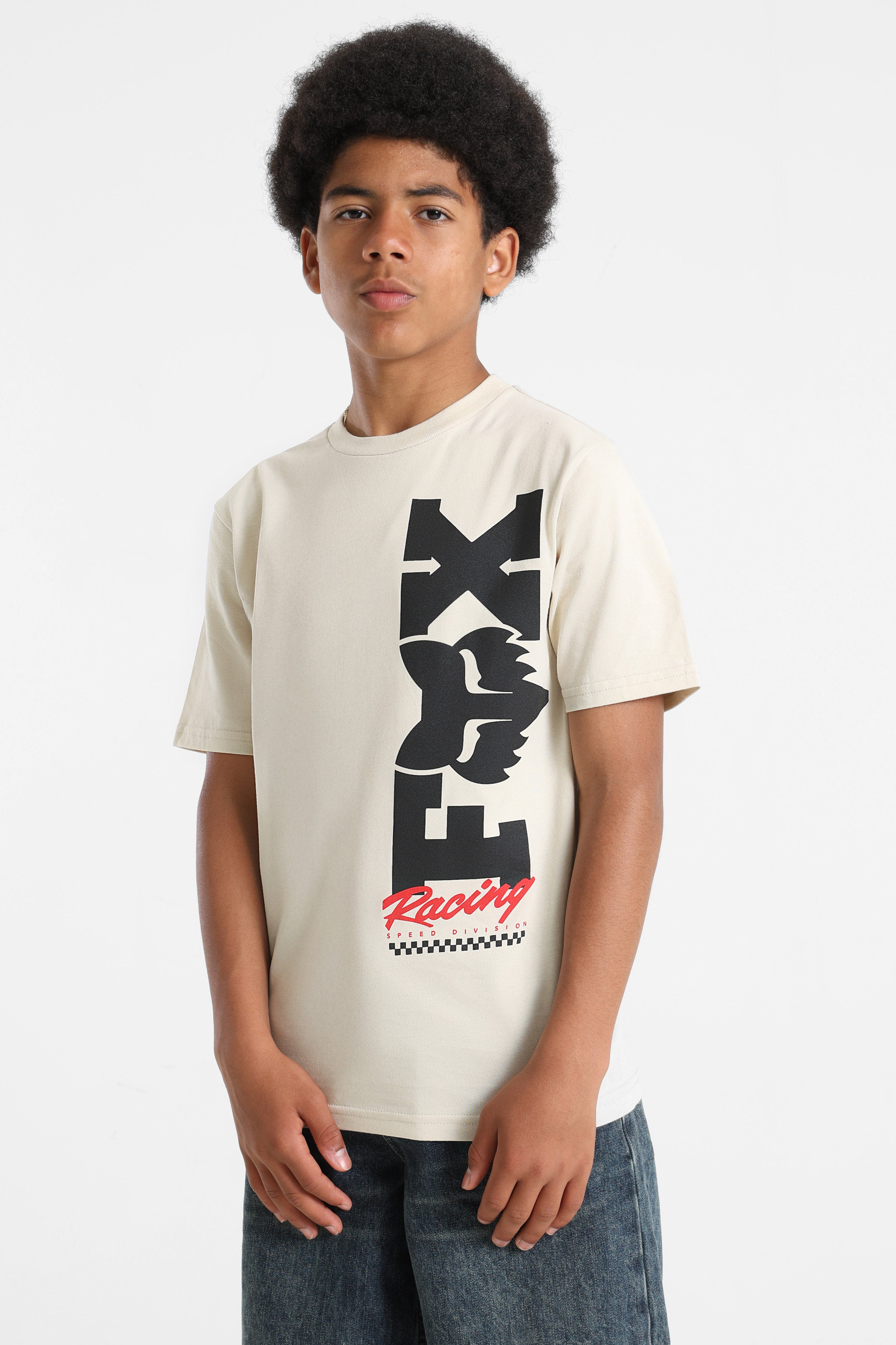Checker T-Shirt - Tan