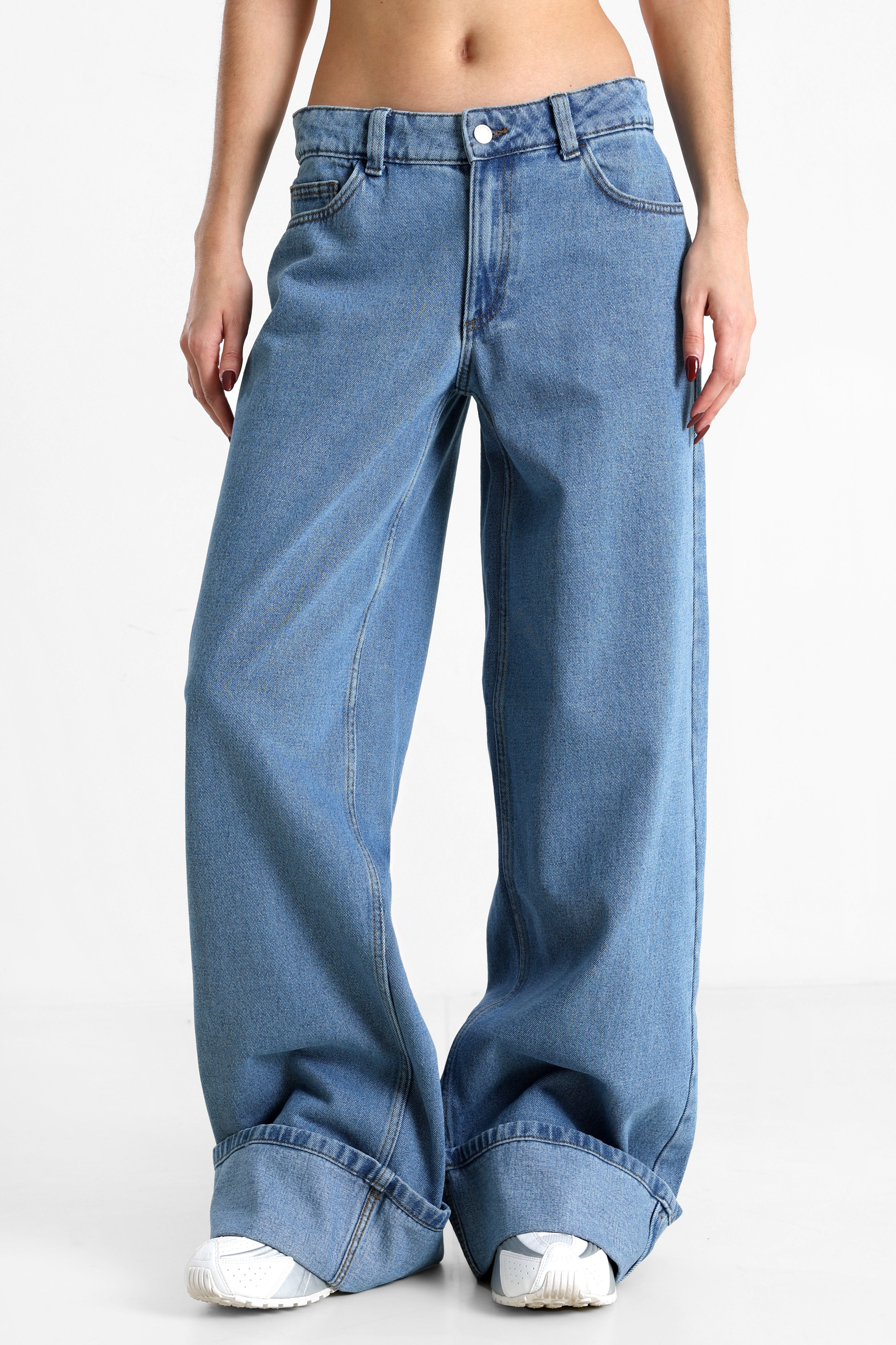 NMKETTIE Jeans a gamba larga L34 - Blu Medio