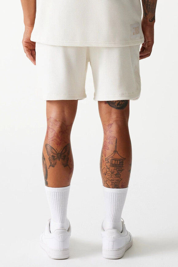 Shorts with waffle structure - Offwhite