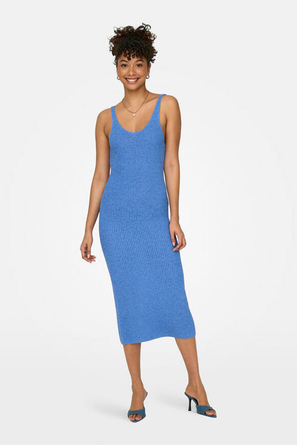 Robe de midi en tricot Sunny - Azure Blue