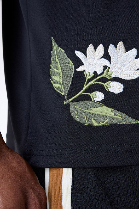 Maglietta oversize floreale MLB - Nero