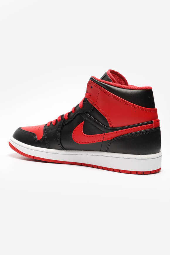 Air Jordan 1 Sneaker - Black + Fire Red