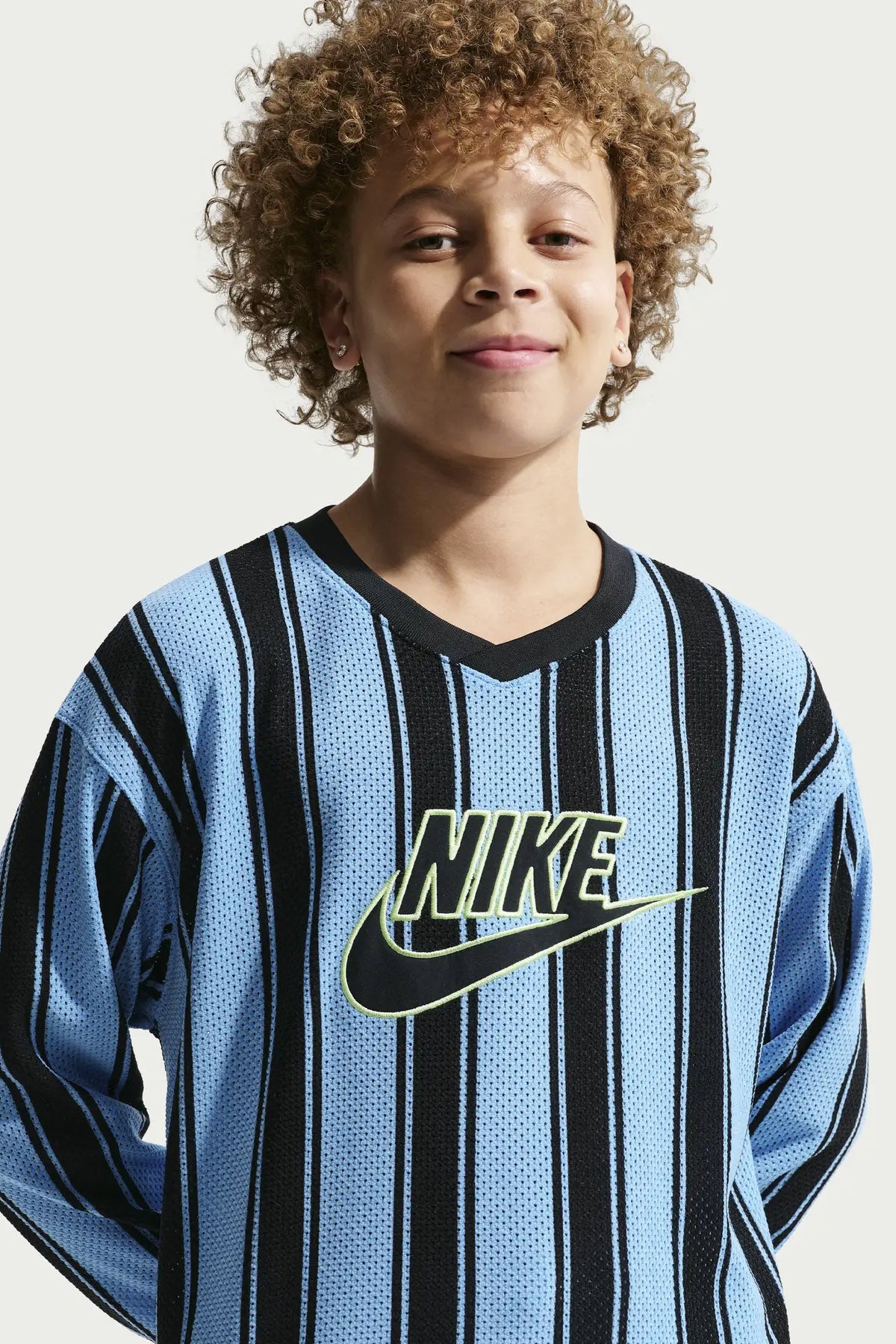 Mesh Langarmshirt - University Blue