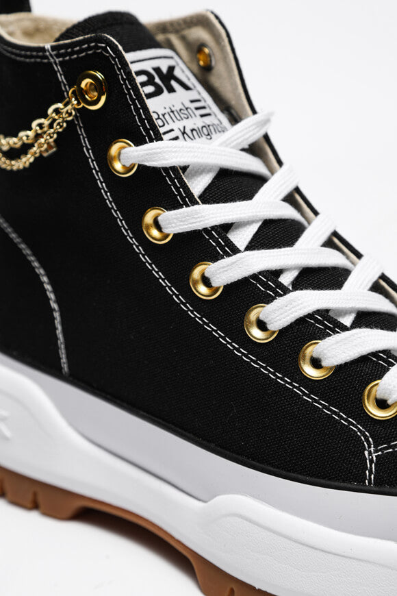 Kaya Fly sneakers plateau - Black + White
