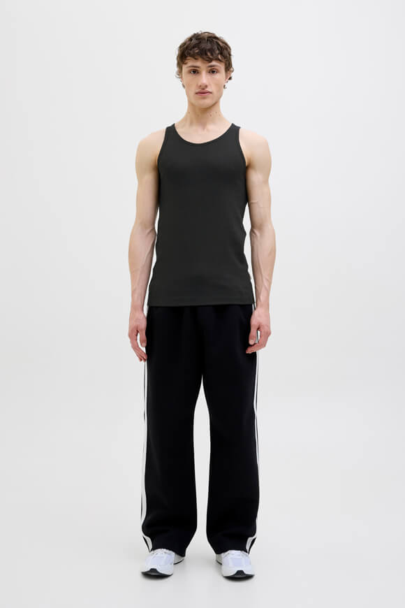 Ribbed tank top - Black