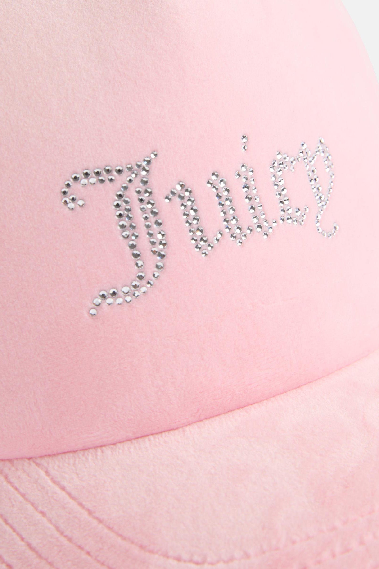 Casquette en velours / strapback - Juicy Pink