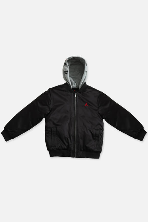 Wattierte Bomberjacke - Black