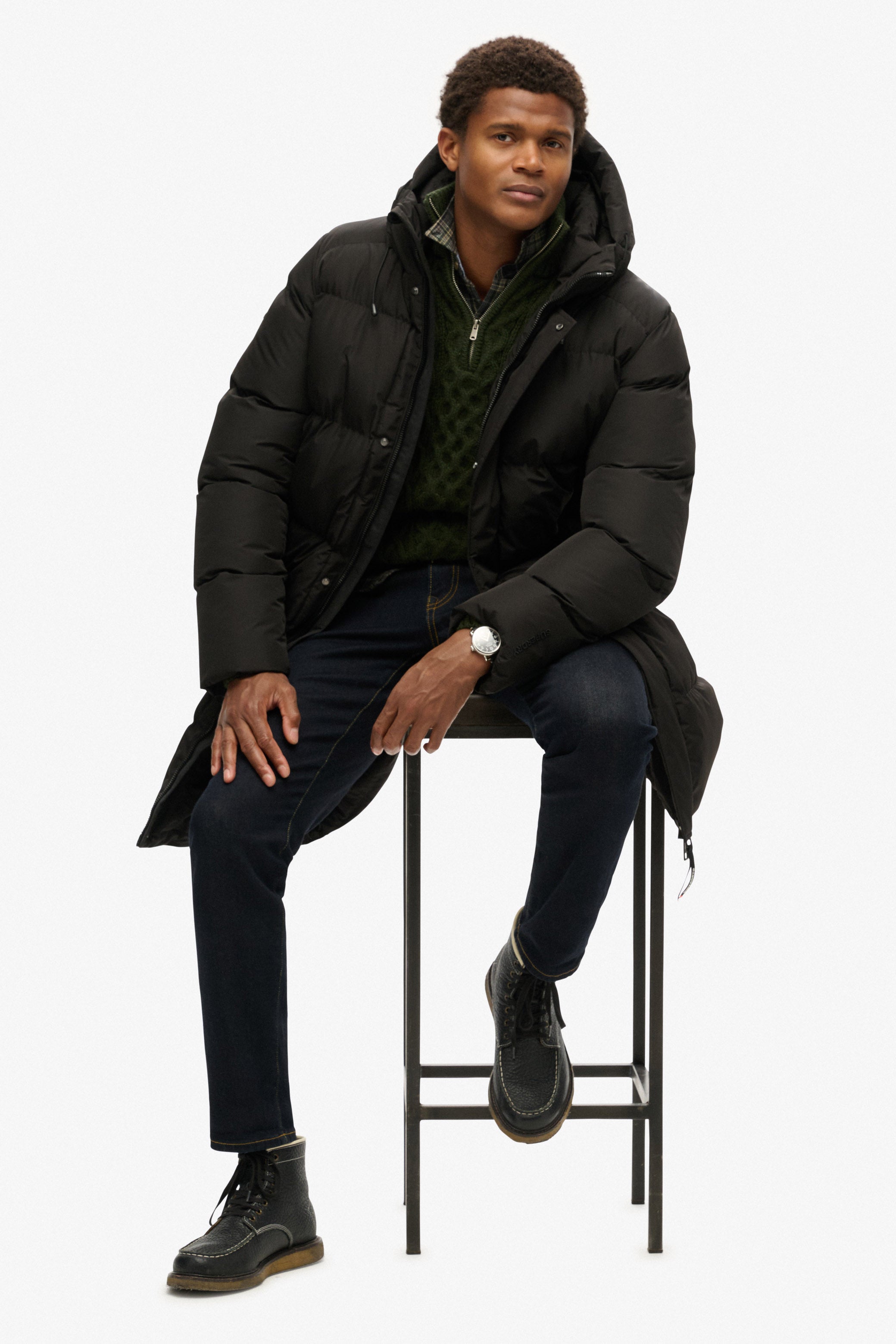 Puffer Parka - Black