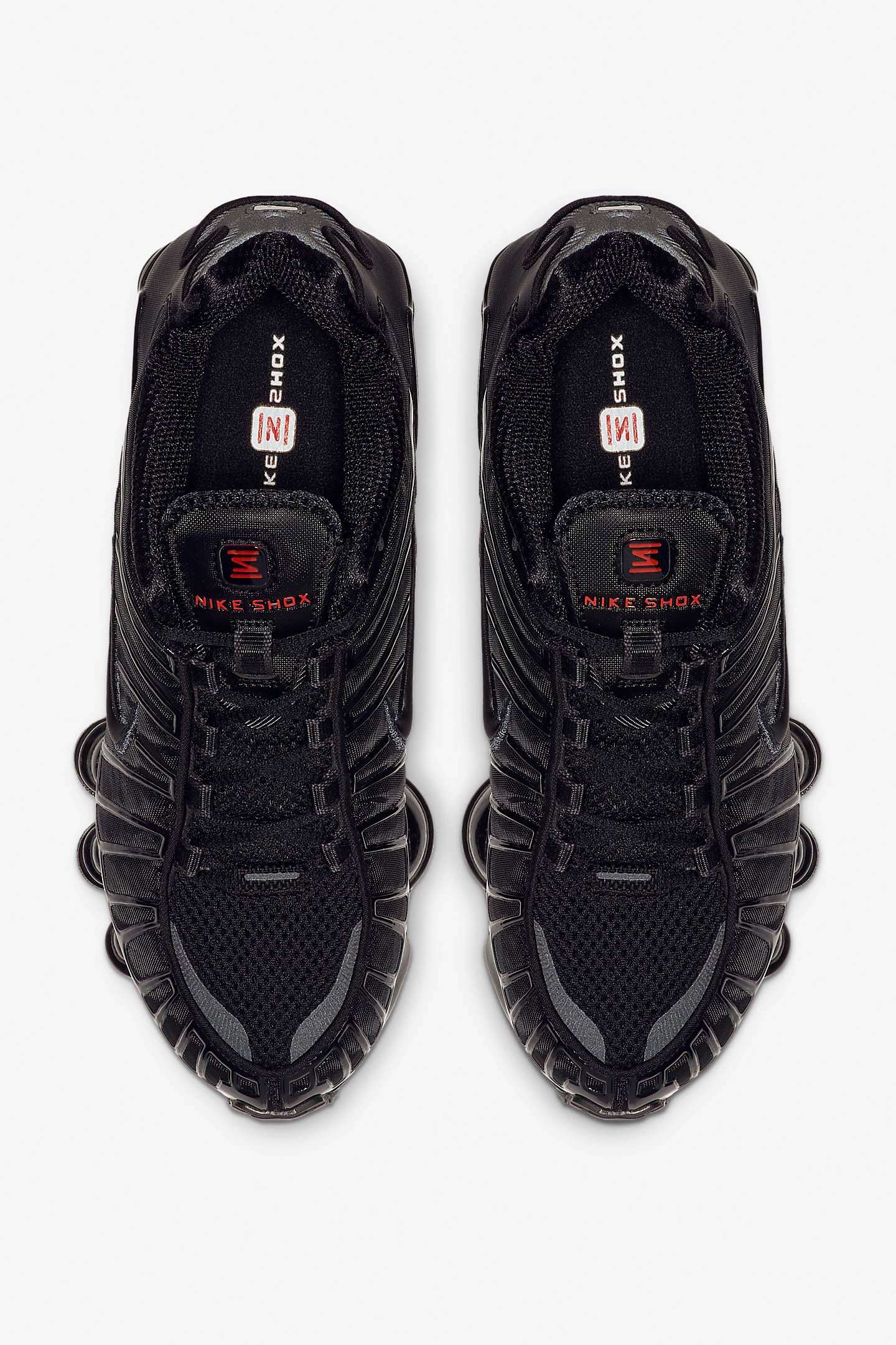 Shox TL sneakers - Black + Metallic Hematite + Max Orange