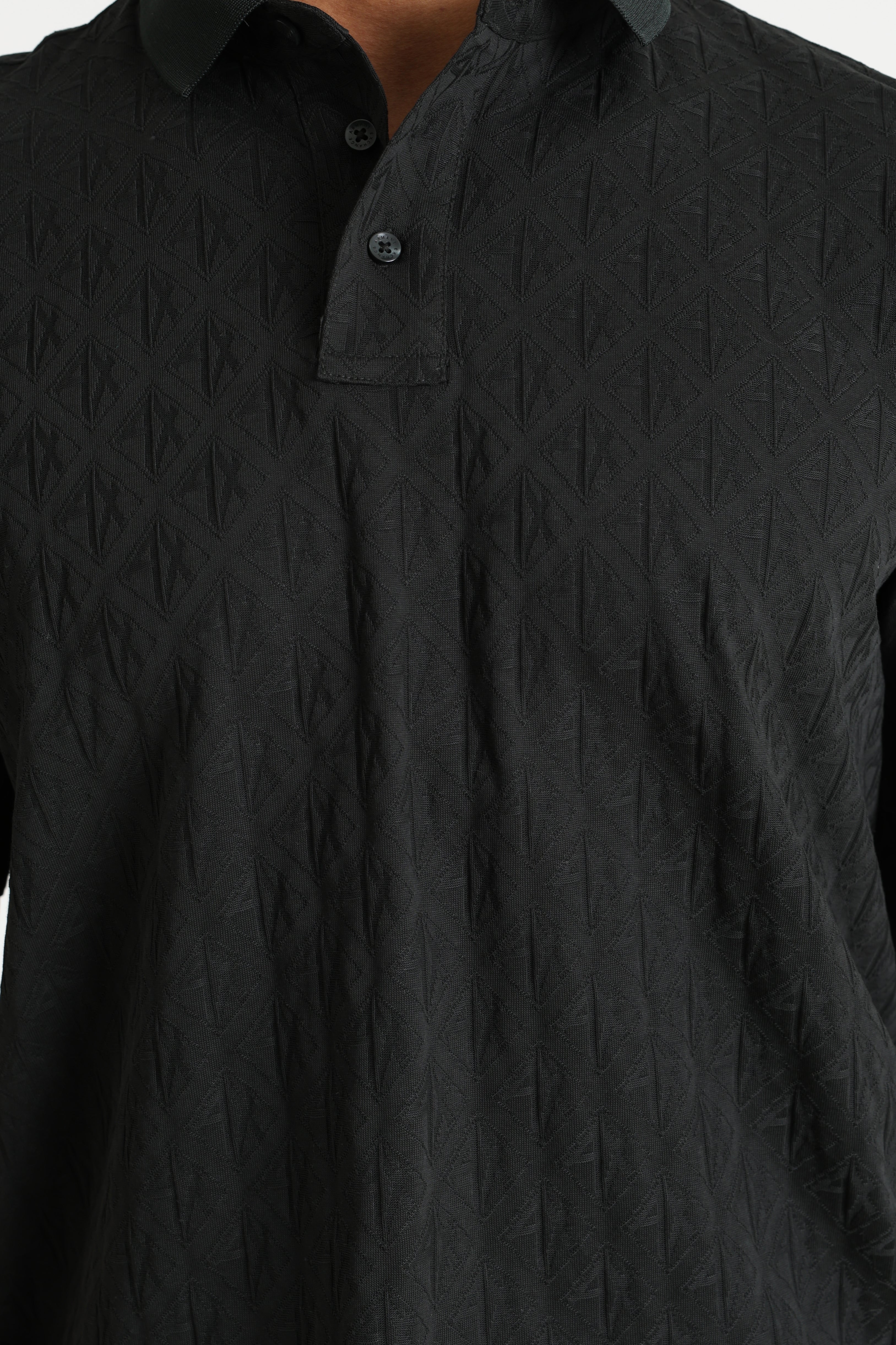 Strukturiertes Poloshirt - Jet Set