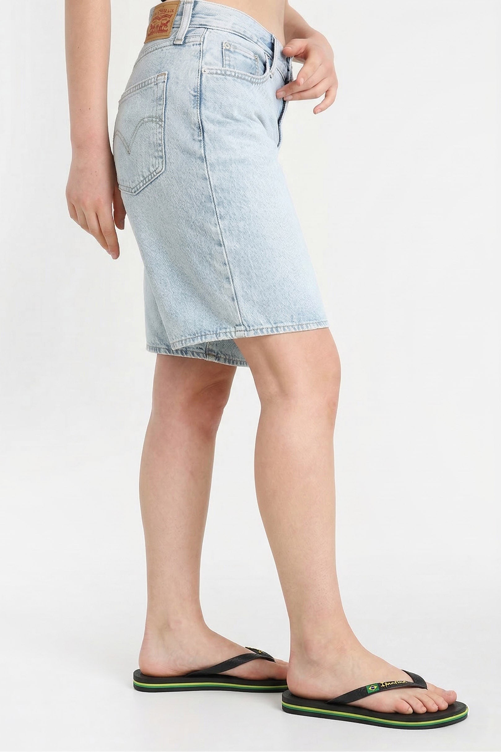 Baggy Jeansshorts - Abraided art