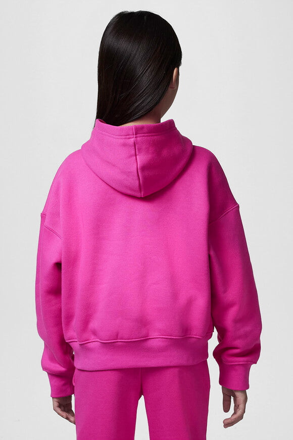 Brooklyn Kapuzensweatshirt - Fire Pink + White