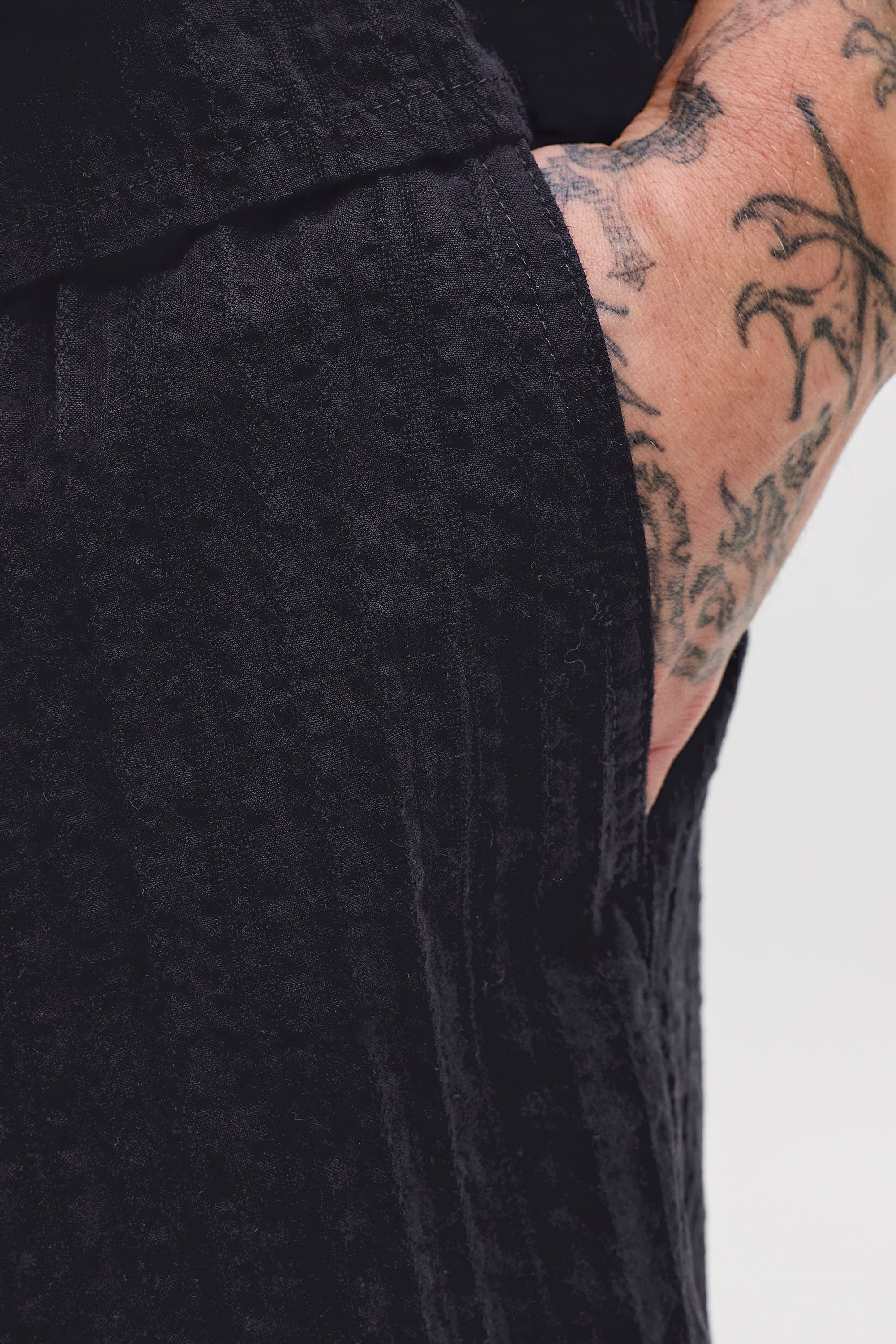 JPSTJAIDEN Strukturierte Shorts - Black