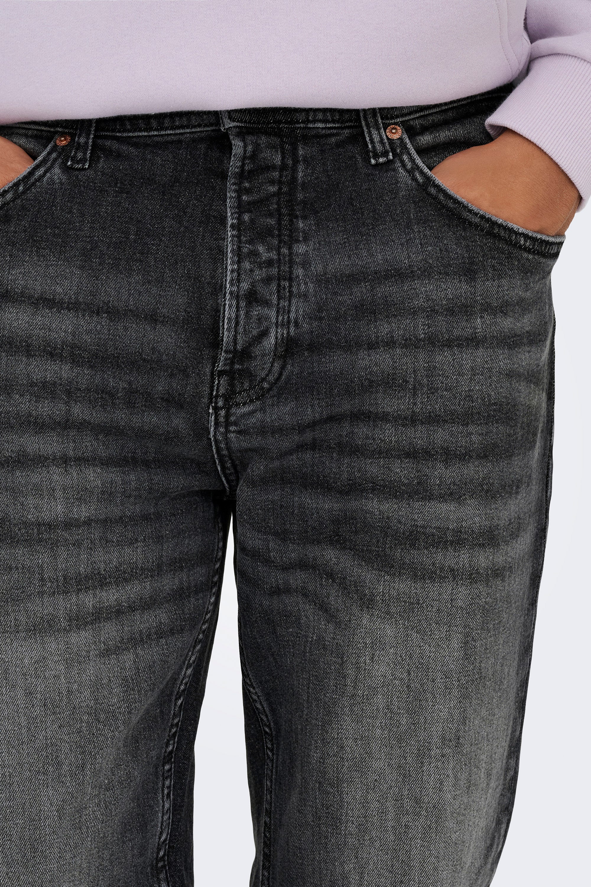 Jeans ONSEDGE regular fit L32 - Washed Black