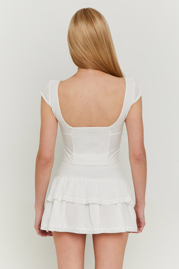 Mini skirt - Offwhite