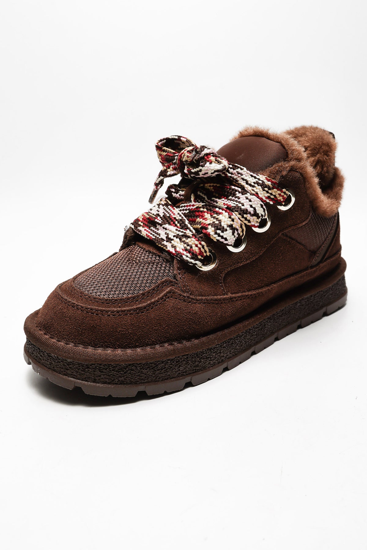 Sneaker gefüttert - Dark Brown
