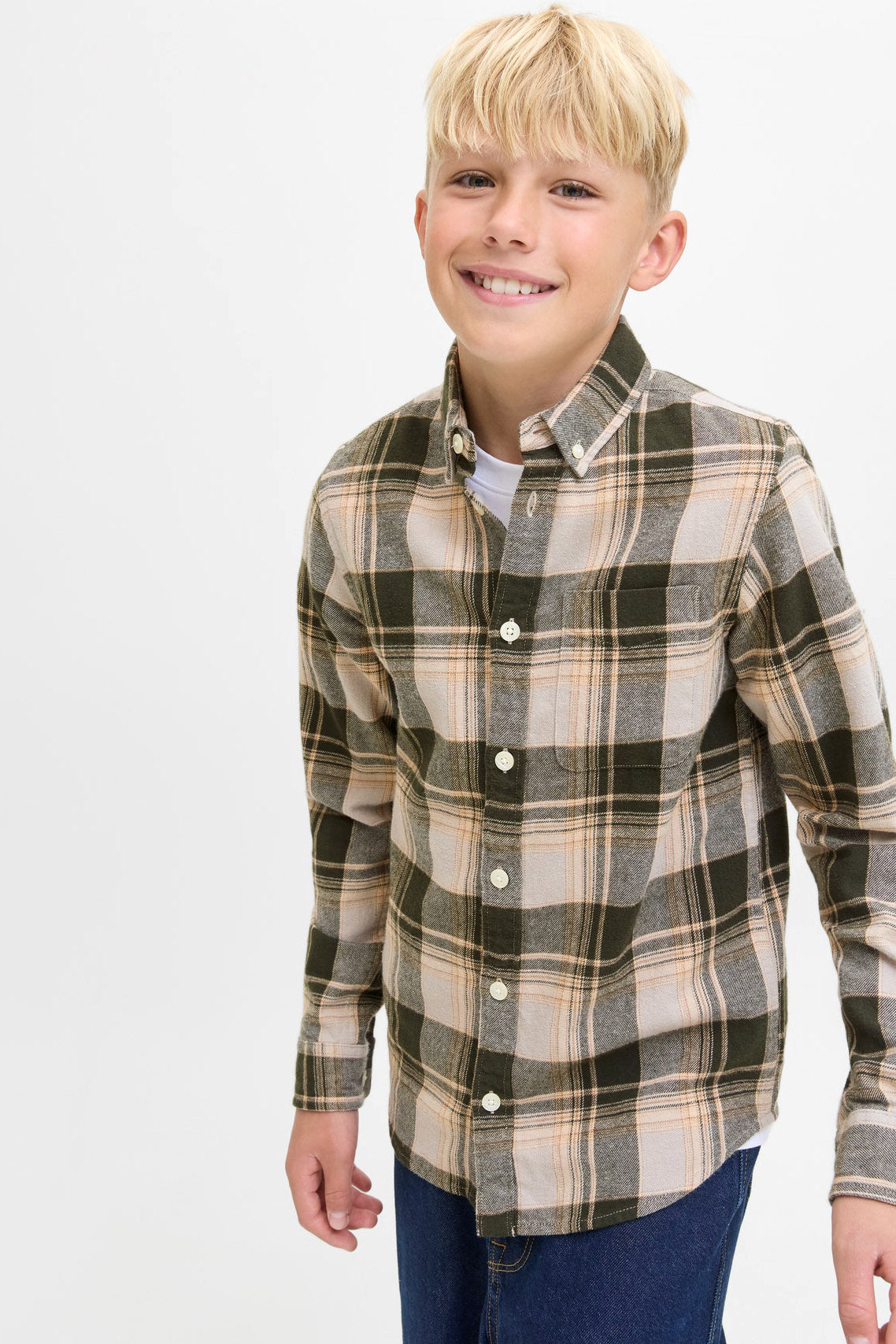 JPRBLUBROOK chemise à carreaux - Peat