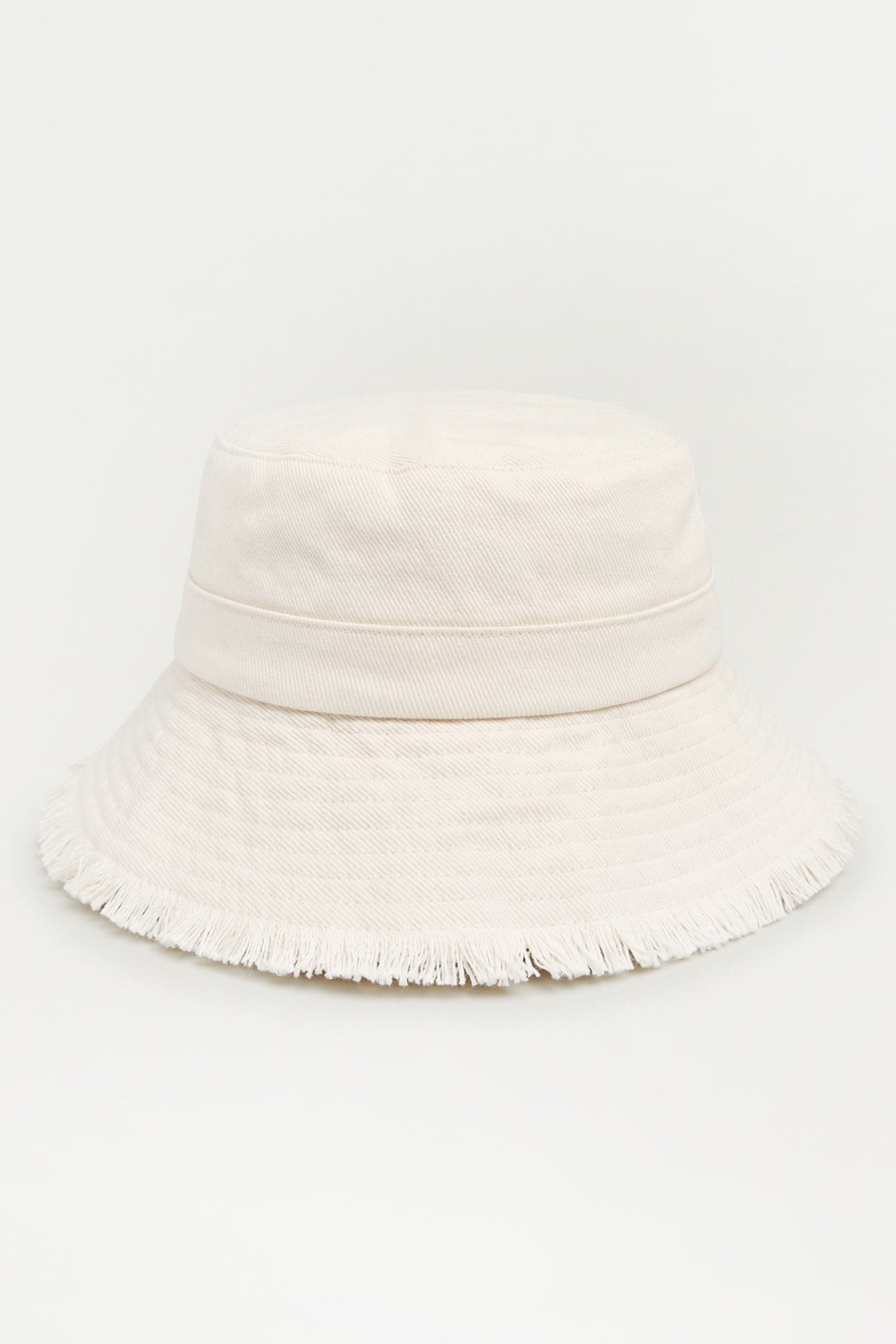 Fischerhut / Bucket Hat - Cream White