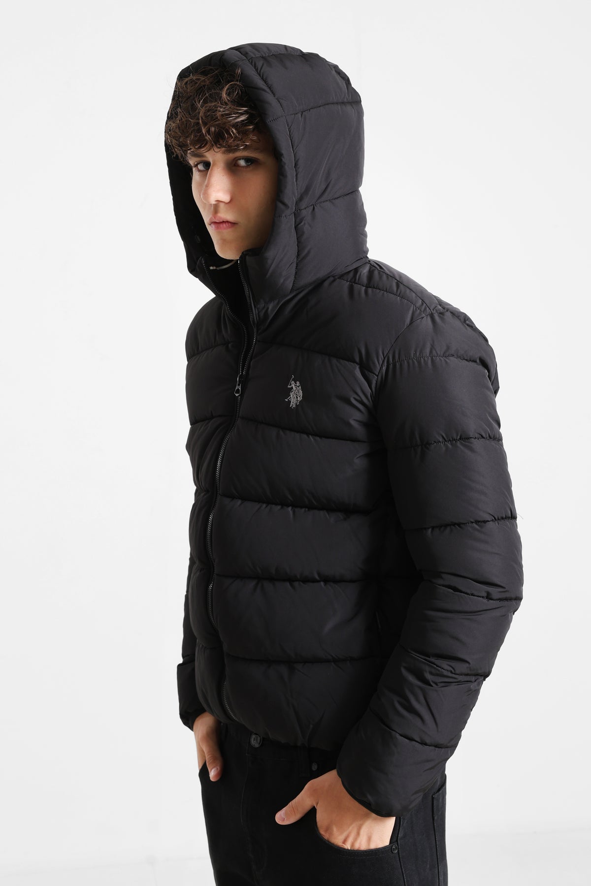 Domi gesteppte Jacke - Black