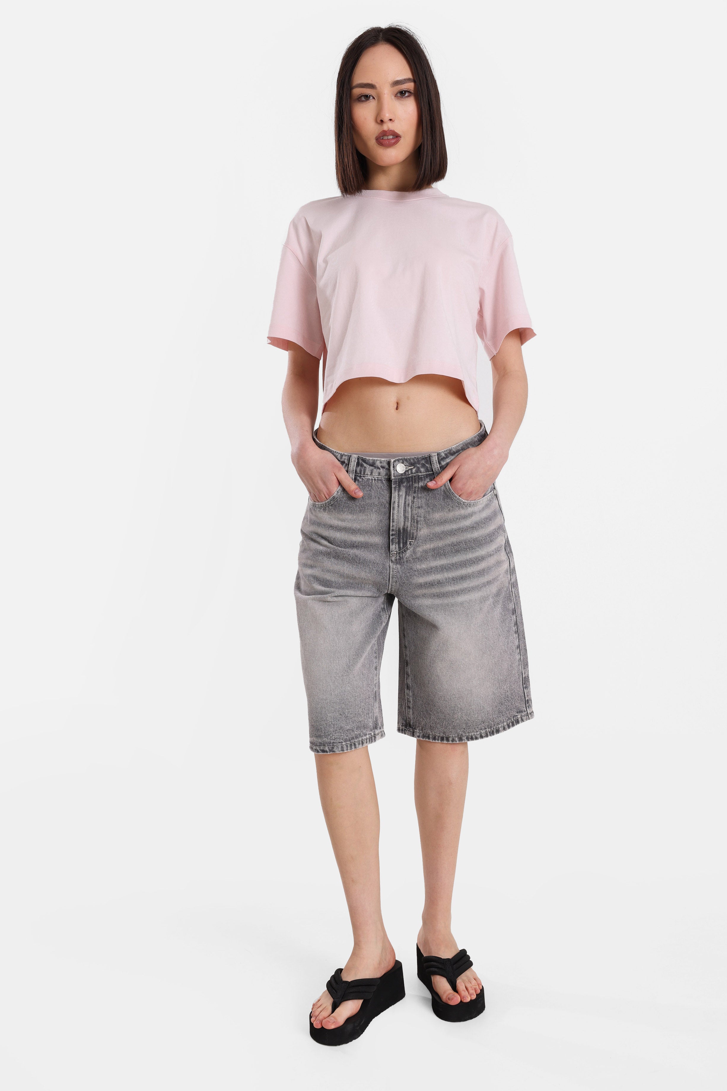 Crop T-Shirt - Rosa