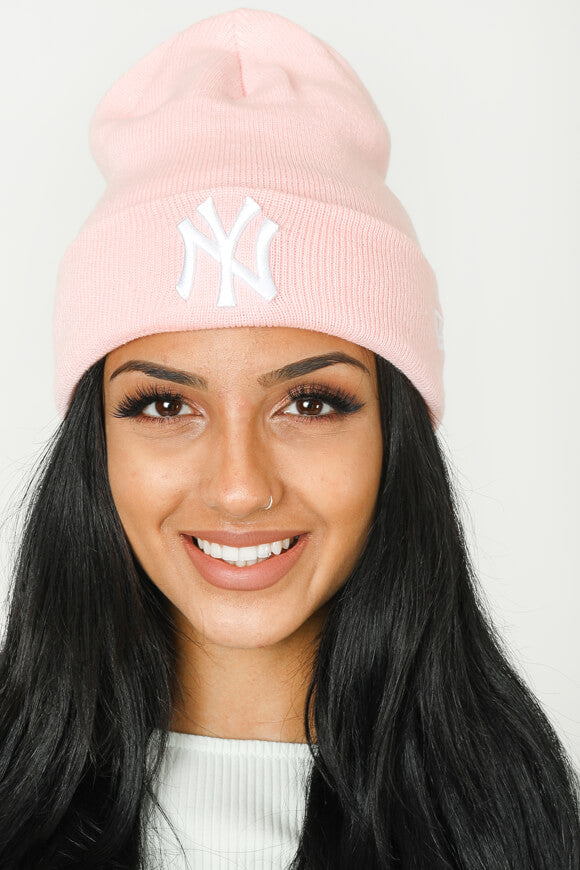 Berretto - Rosa + Bianco