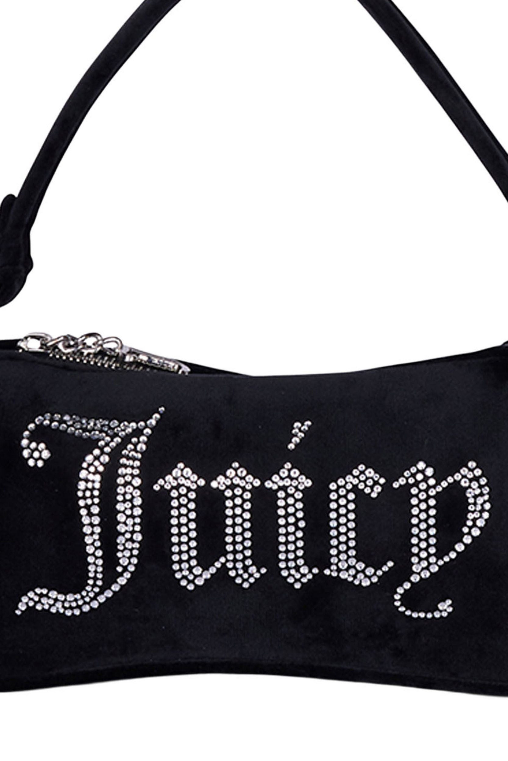 Kimberly sac à main et à bandoulière en velours - Black