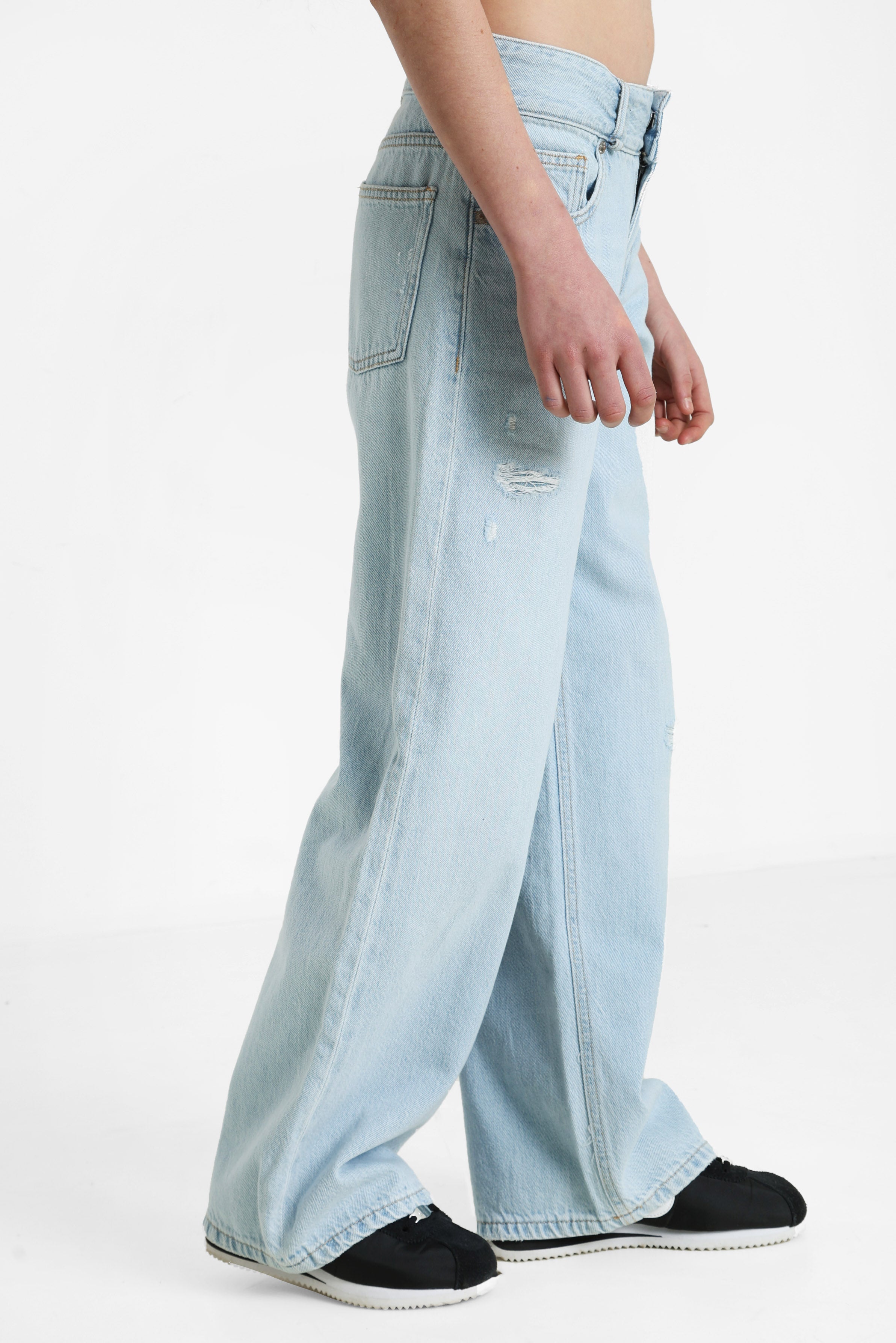 KOGMOTT Wide Leg Jeans - Light Blue Denim