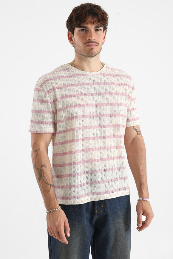 Häckel T-Shirt - Creme + Rosa