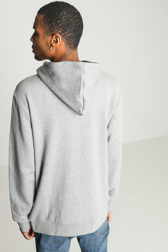 Hooded sweatshirt - mottled light gray
