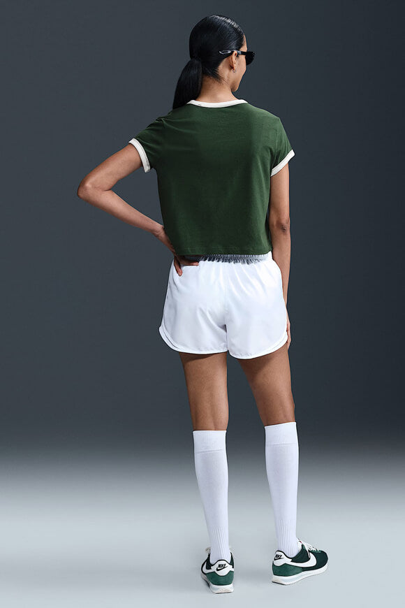 Ringer Crop T-Shirt - Fir