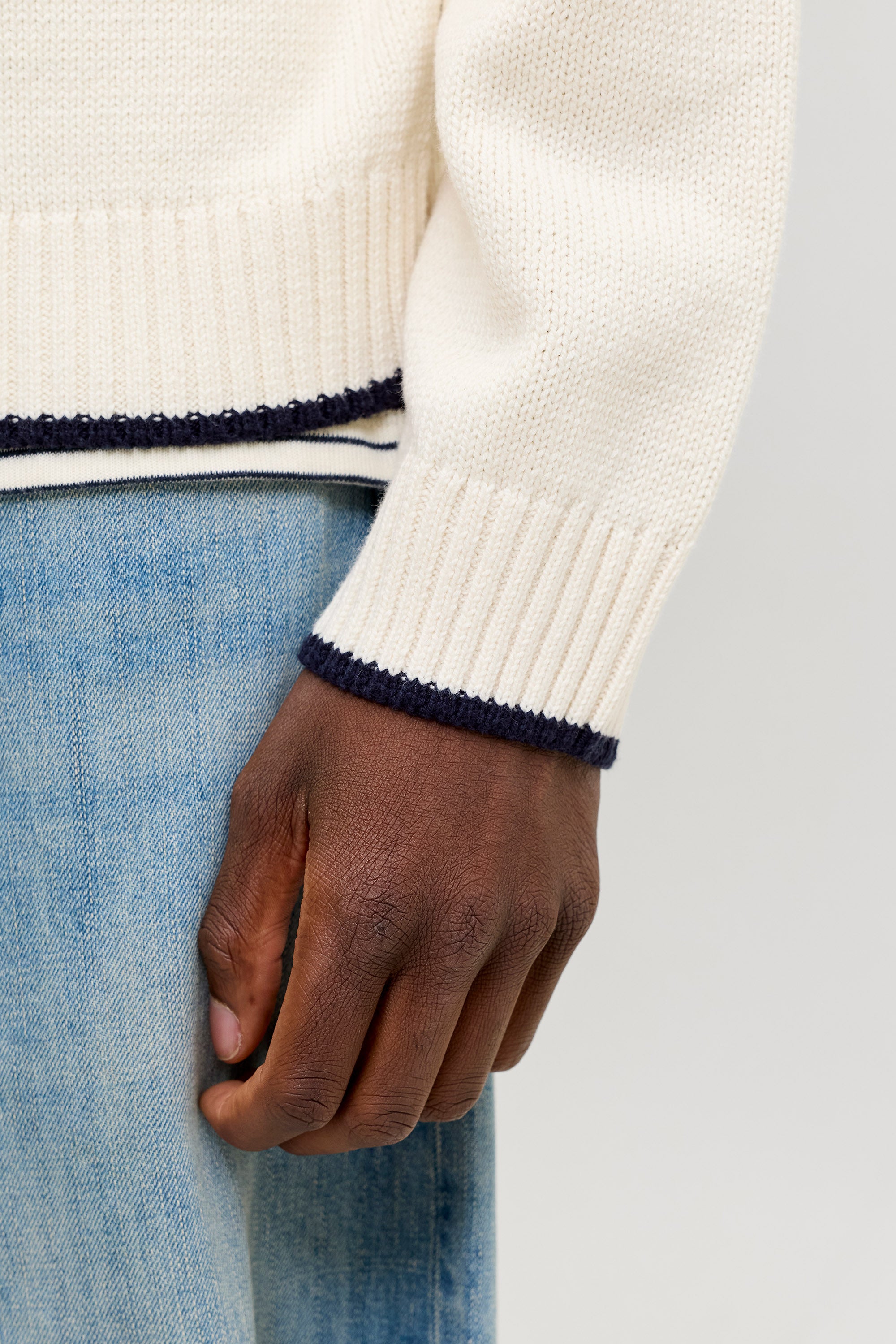 JORFREDERIKSBERG giacca in maglia - Sea Salt