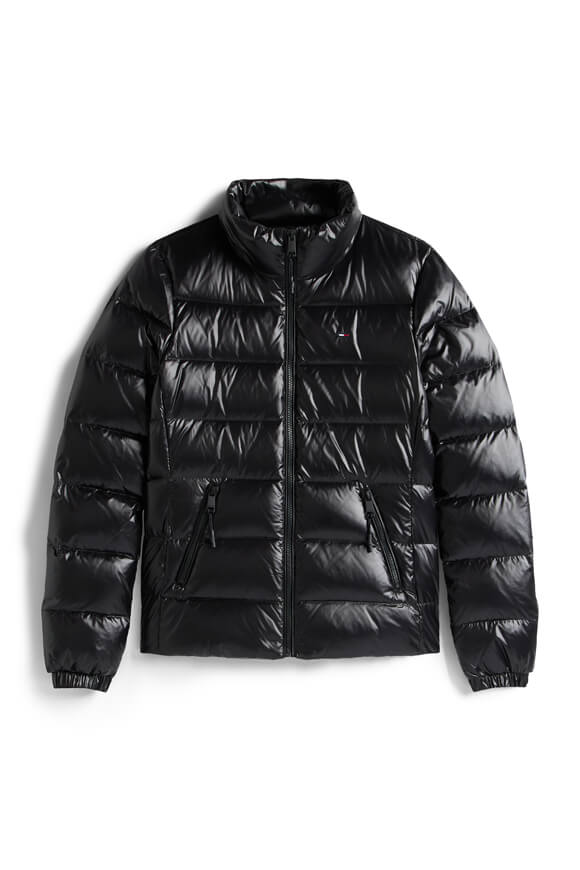 Leichte gesteppte Daunenjacke - Black