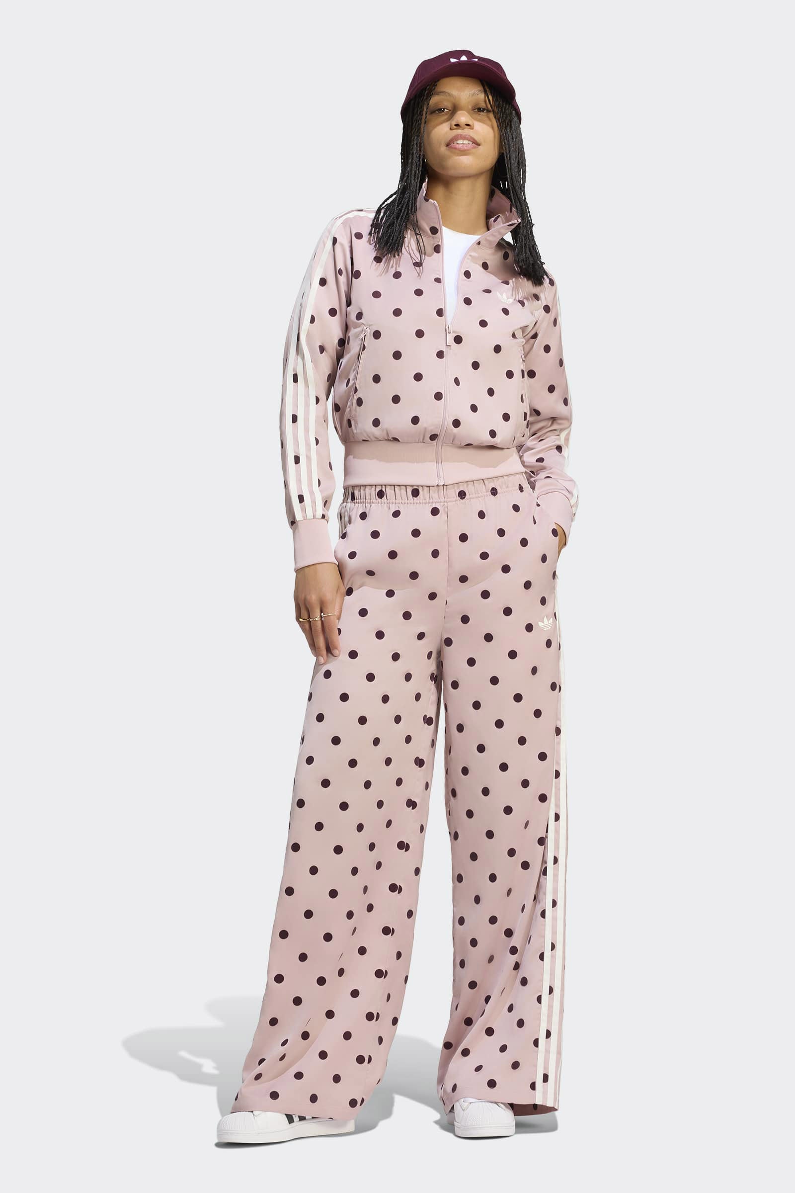 Pantaloni della tuta satinati - Dual Lilac