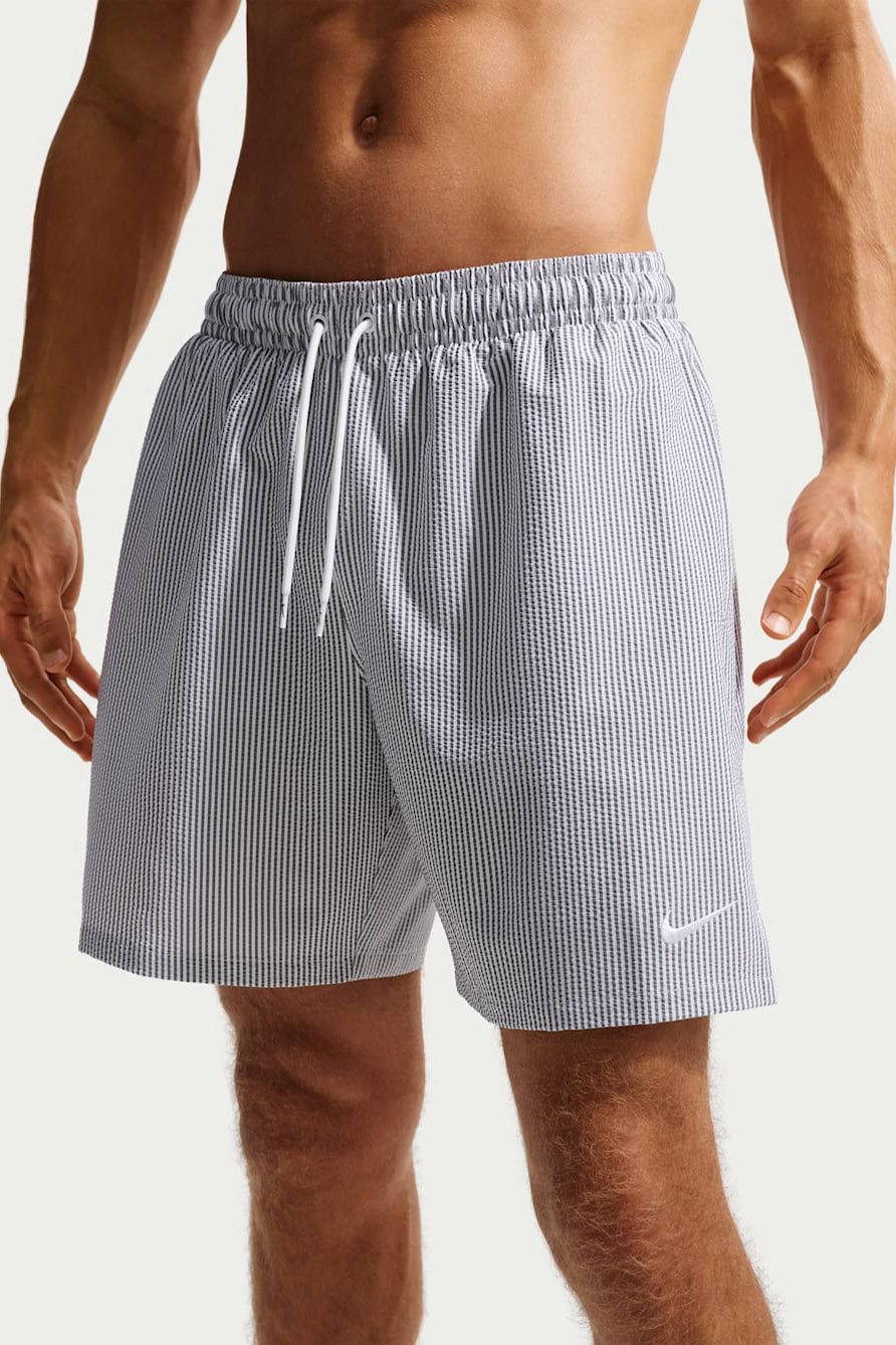Seersucker Badeshorts - Black