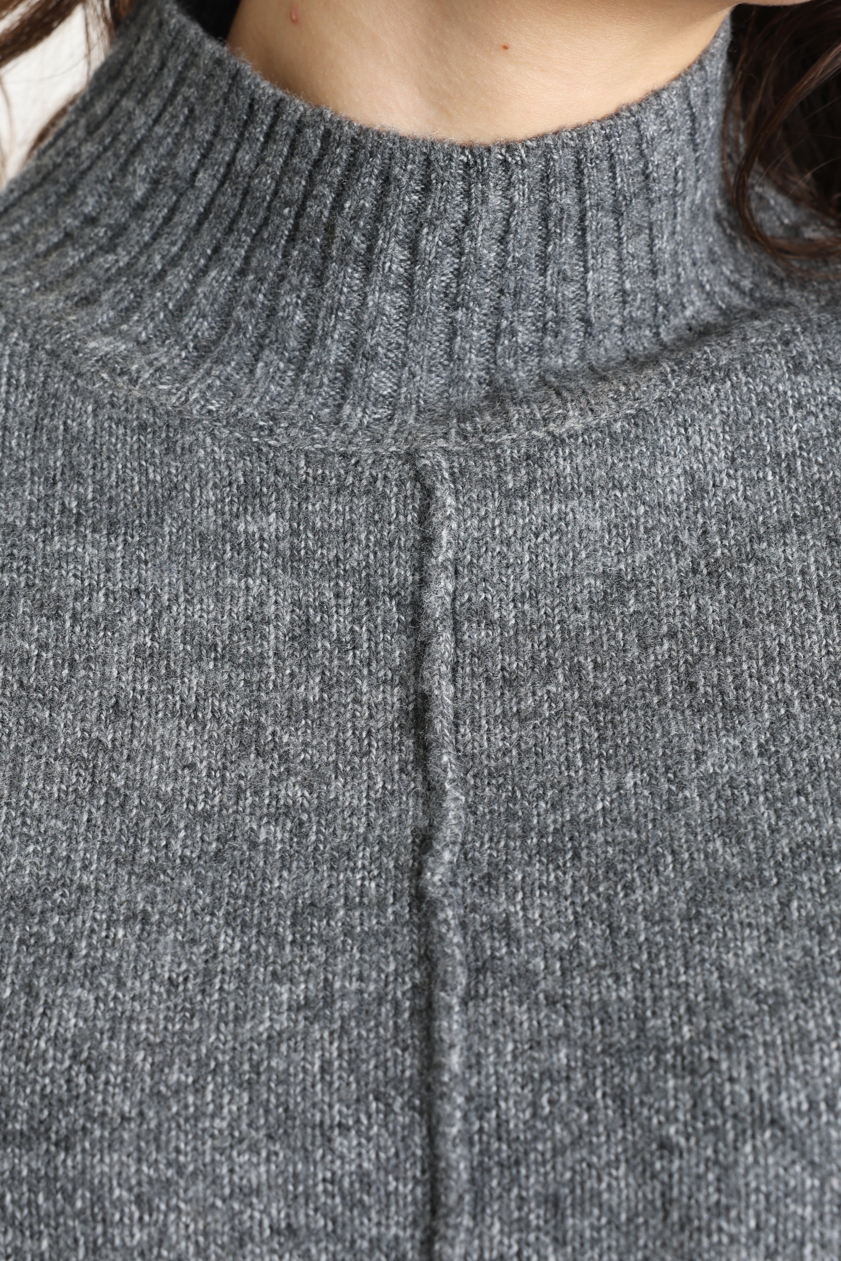 ONLWHITNEY - Maglione lavorato a maglia - Grigio medio melange