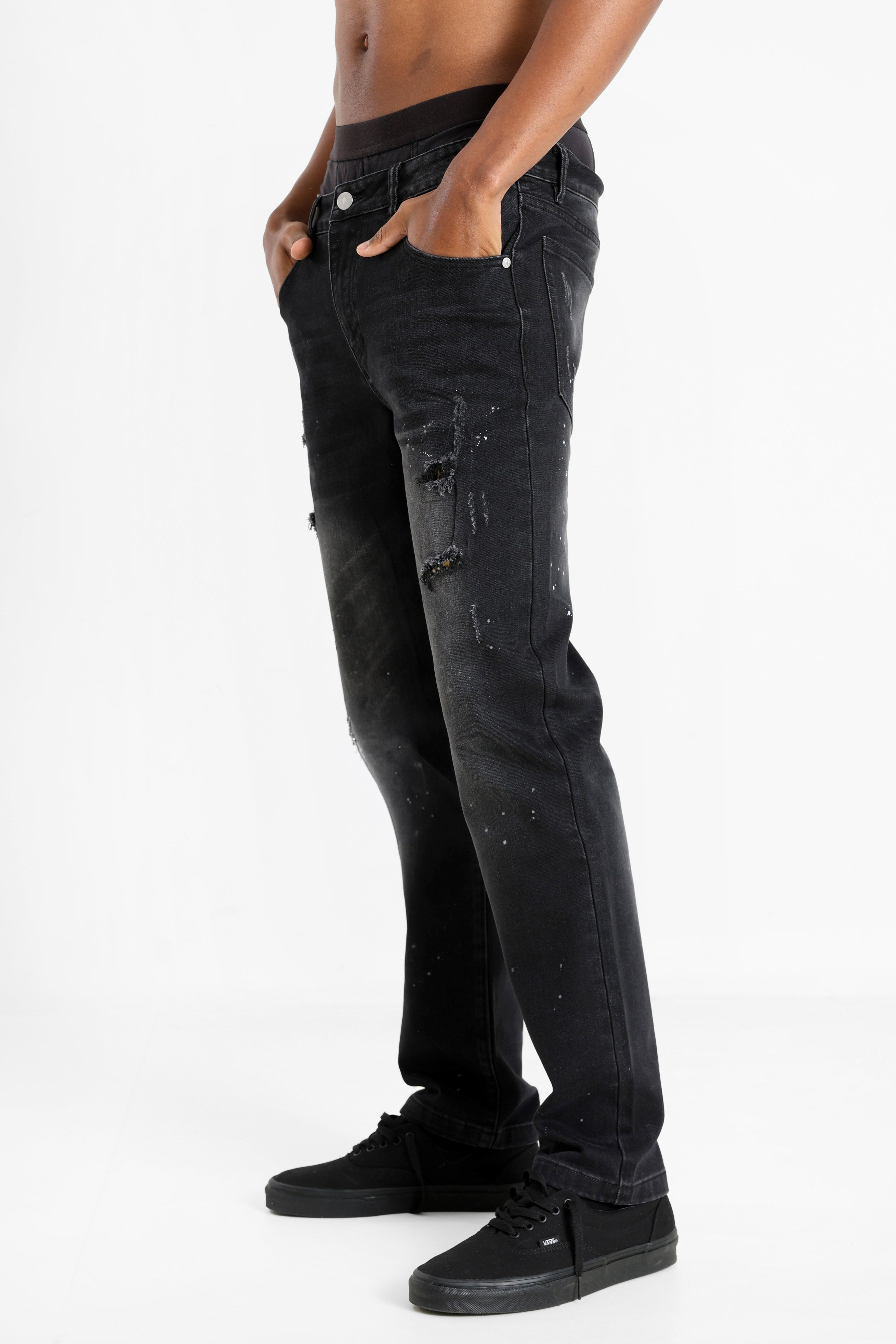 Jeans skinny fit - Noir Denim